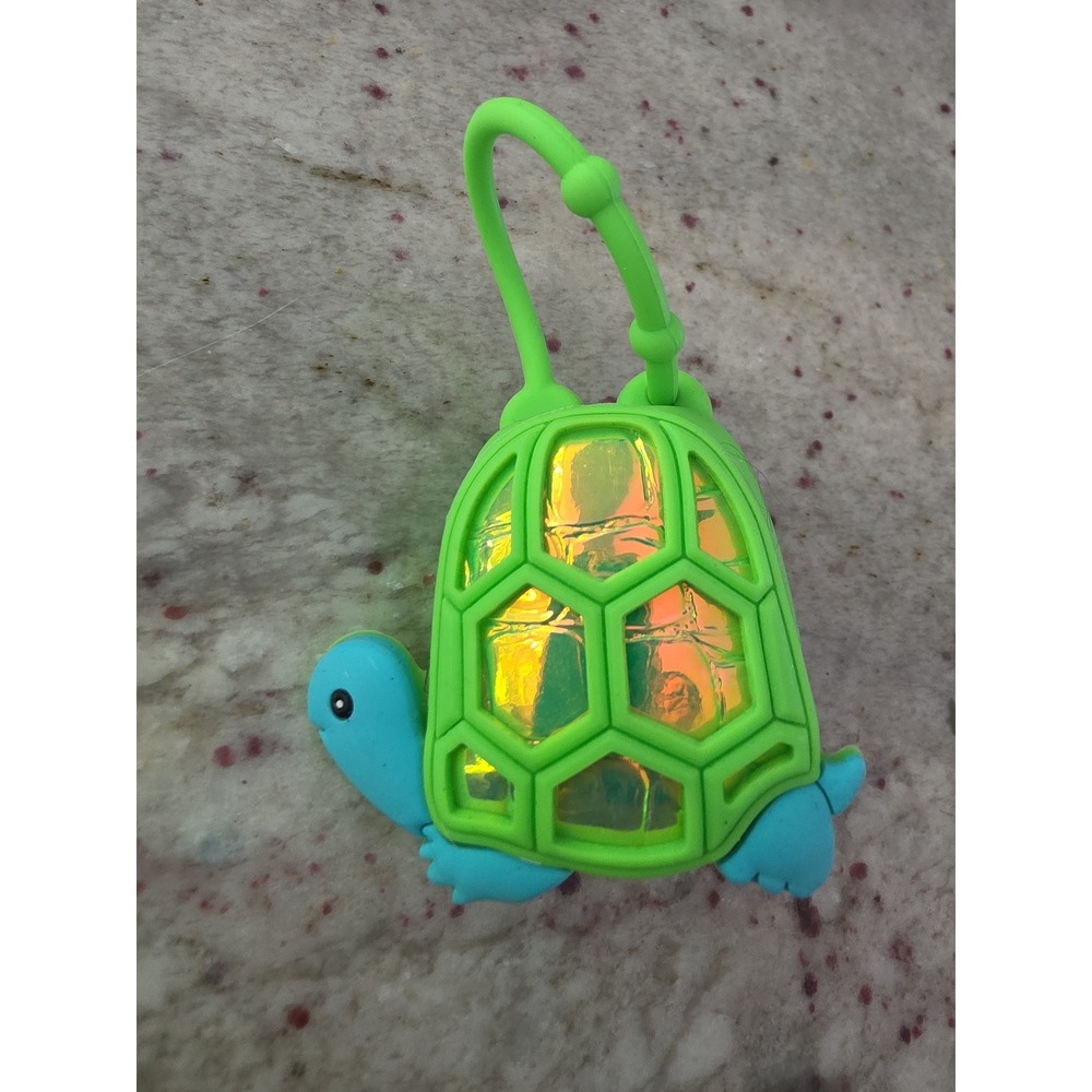 Bath & Body Works Turtle Hand Sanitizer Holder Keychain - Brand New